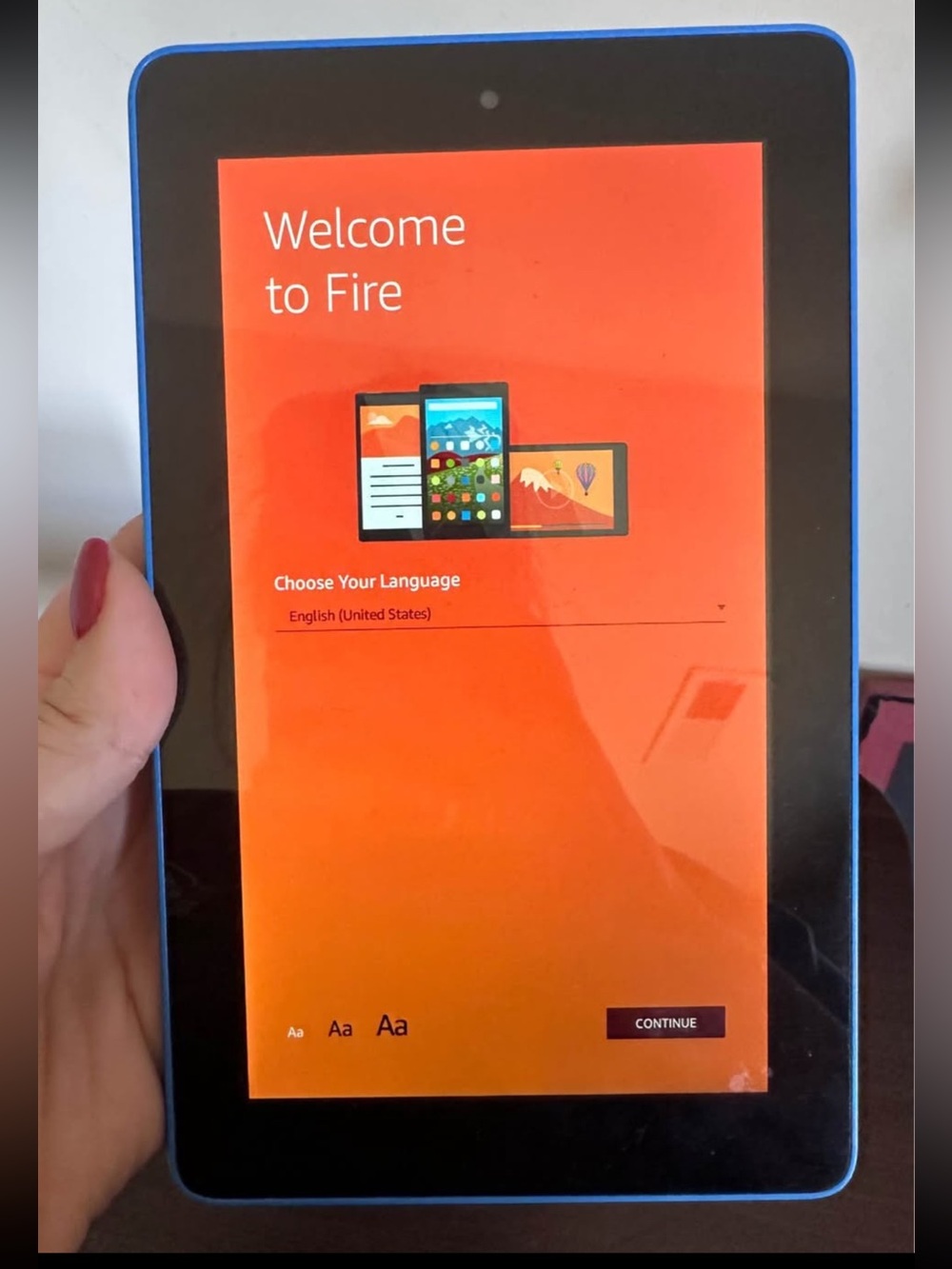 Amazon fire tablet (older gen)